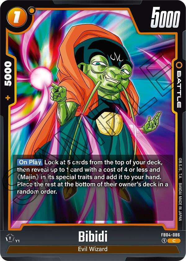 Bibidi FB04-086 card from Ultra Limit