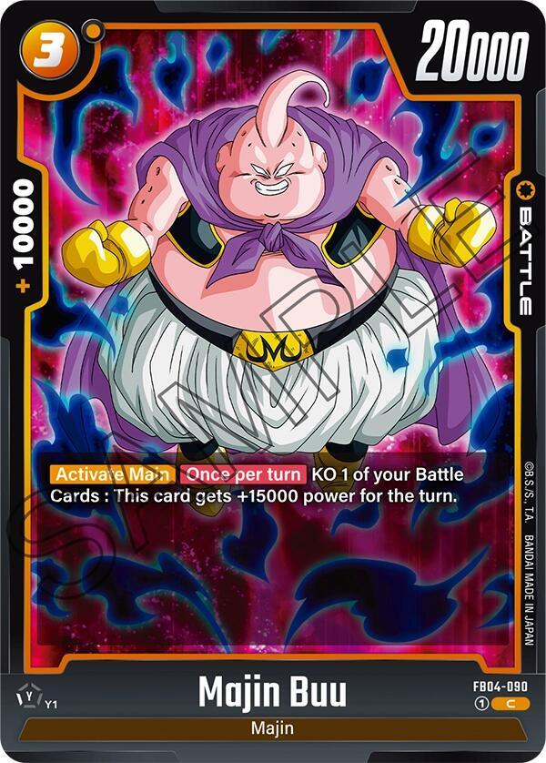 Majin Buu FB04-090 card from Ultra Limit