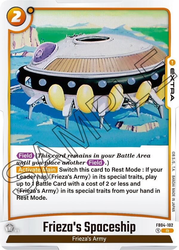 Frieza's Spaceship FB04-102 card from Ultra Limit