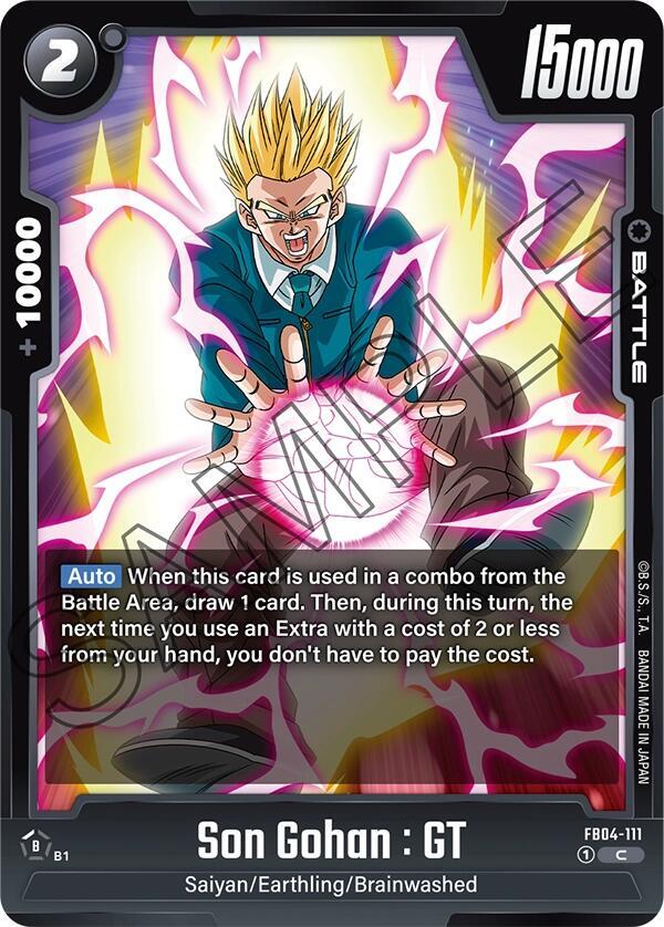 Son Gohan : GT FB04-111 card from Ultra Limit
