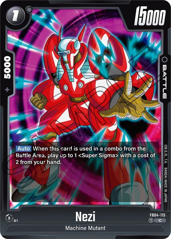 Nezi FB04-115 card from Ultra Limit