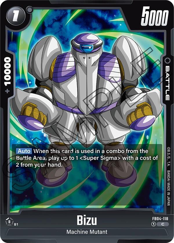 Bizu FB04-118 card from Ultra Limit
