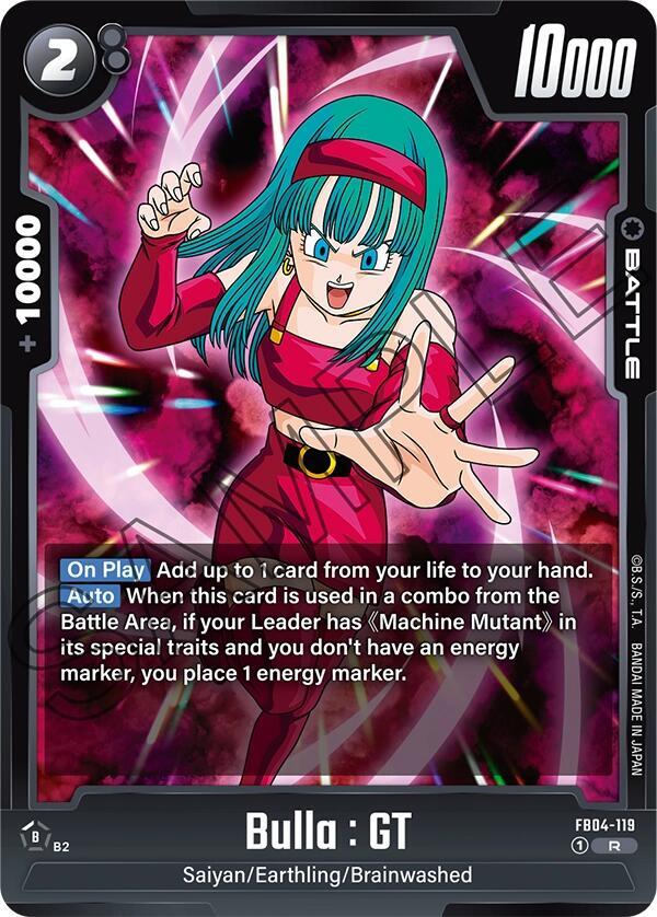 Bulla : GT FB04-119 card from Ultra Limit