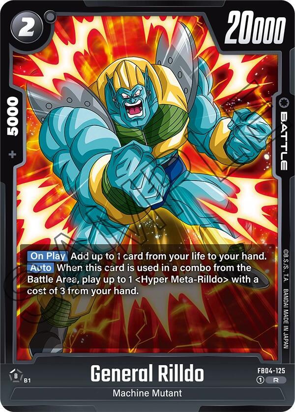 General Rilldo FB04-125 card from Ultra Limit