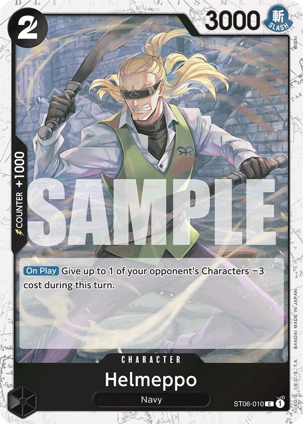 Helmeppo (Jolly Roger Foil) ST06-010 card from Premium Booster -The Best-