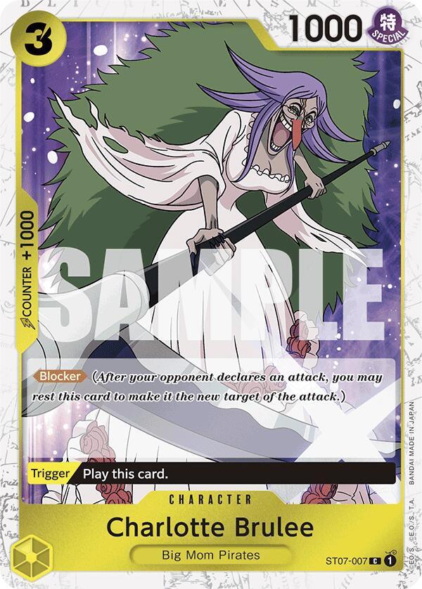 Charlotte Brulee (Jolly Roger Foil) ST07-007 card from Premium Booster -The Best-