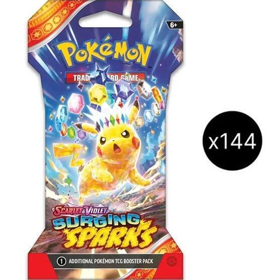Surging Sparks Sleeved Booster Pack Case card from SV08: Surging Sparks
