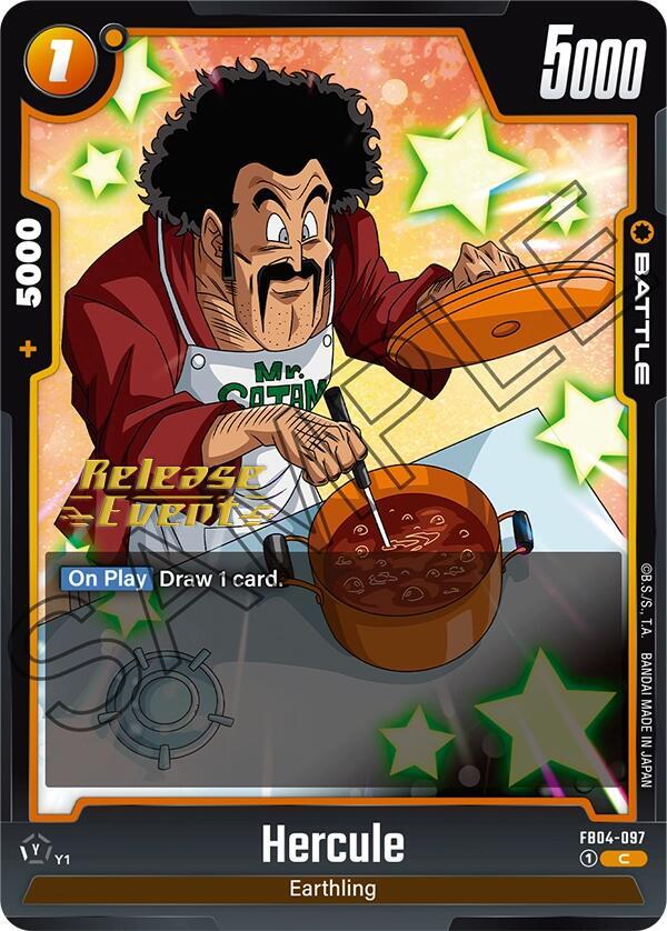 Hercule FB04-097 card from Ultra Limit Release Event Cards