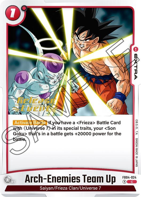 Arch-Enemies Team Up FB04-024 card from Ultra Limit Release Event Cards