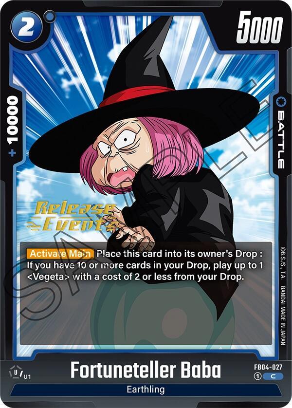 Fortuneteller Baba FB04-027 card from Ultra Limit Release Event Cards