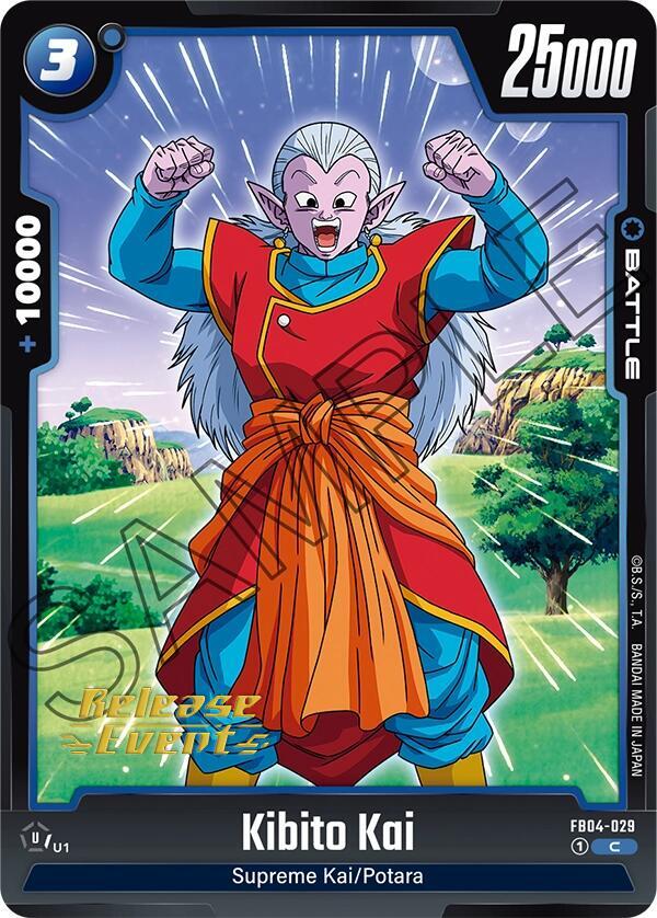 Kibito Kai FB04-029 card from Ultra Limit Release Event Cards