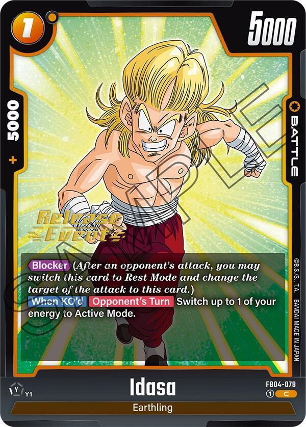 Idasa FB04-078 card from Ultra Limit Release Event Cards
