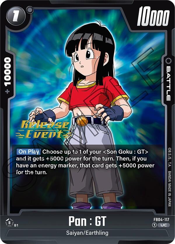 Pan : GT FB04-117 card from Ultra Limit Release Event Cards