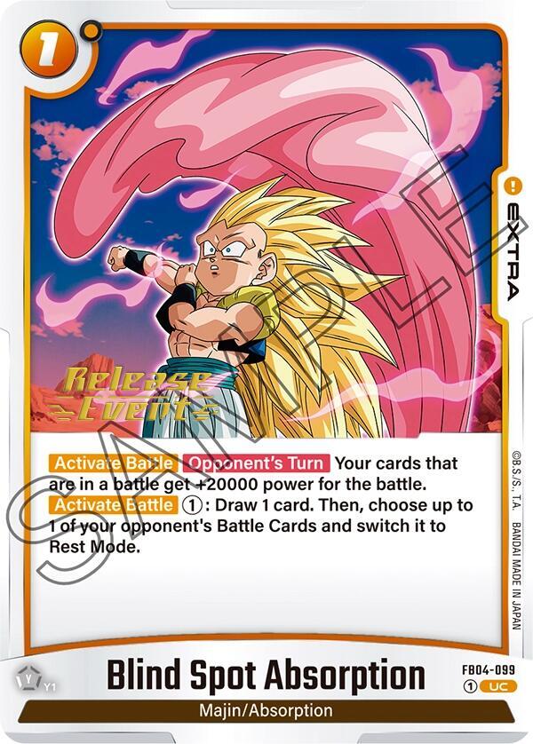 Blind Spot Absorption FB04-099 card from Ultra Limit Release Event Cards