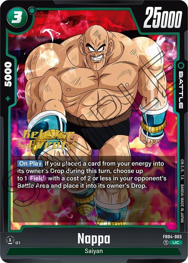 Nappa FB04-065 card from Ultra Limit Release Event Cards