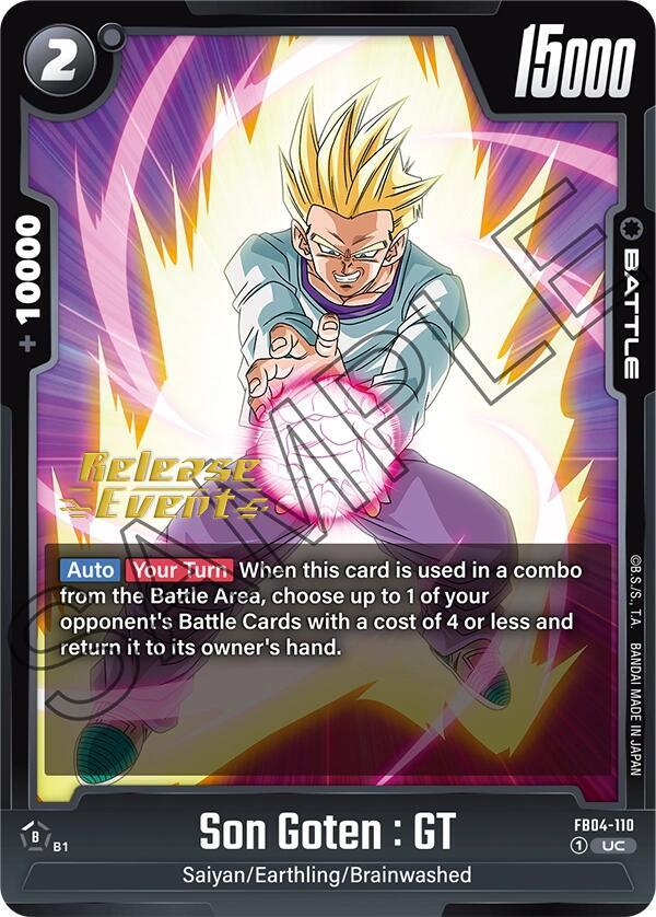 Son Goten : GT FB04-110 card from Ultra Limit Release Event Cards