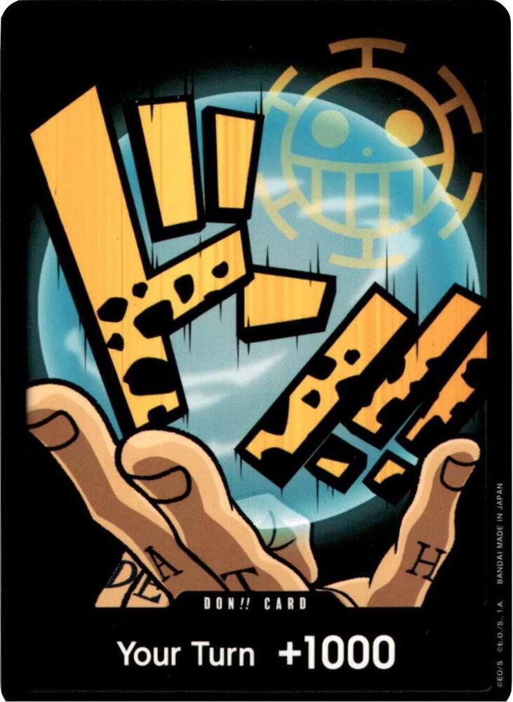 DON!! Card (Trafalgar Law) card from Premium Booster -The Best-