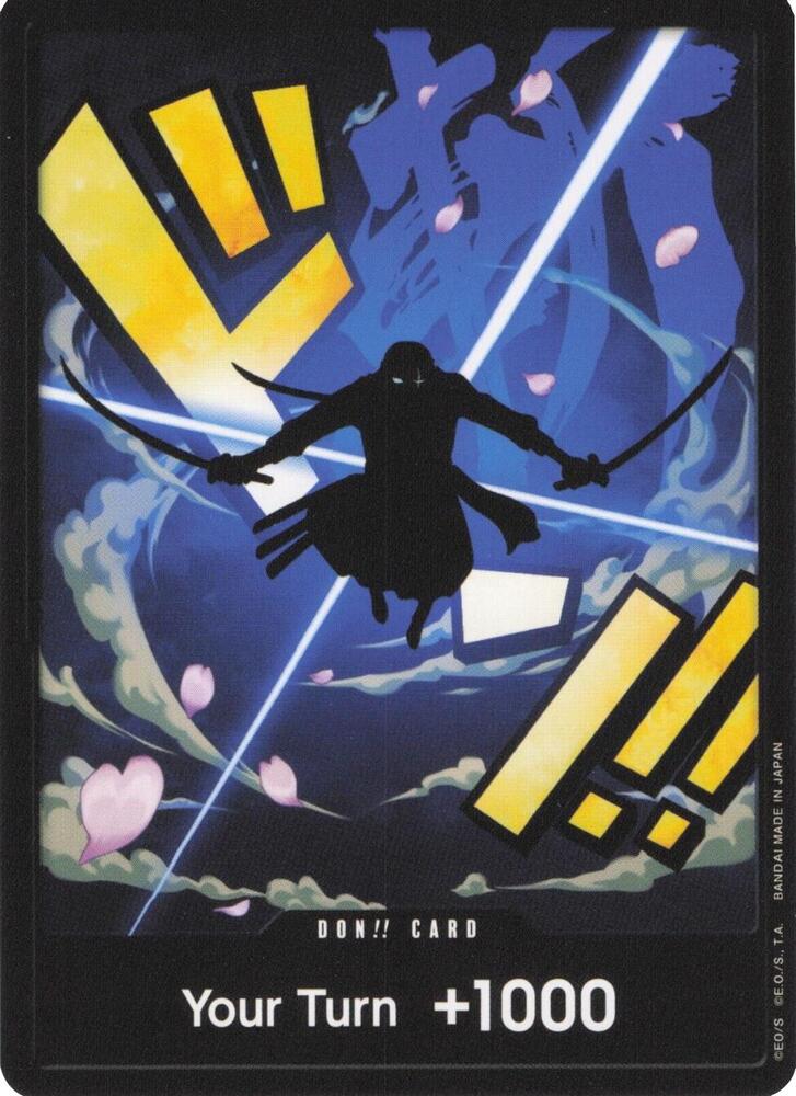 DON!! Card (Zoro) card from Premium Booster -The Best-
