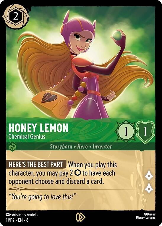 Honey Lemon - Chemical Genius 11 card from Disney Lorcana Promo Cards