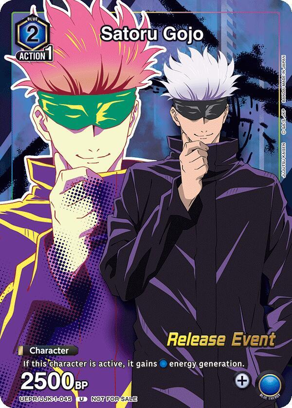 Satoru Gojo (Release Event Participation) UEPR/JJK-1-045 card from UE03BT: Jujutsu Kaisen Release Event Cards