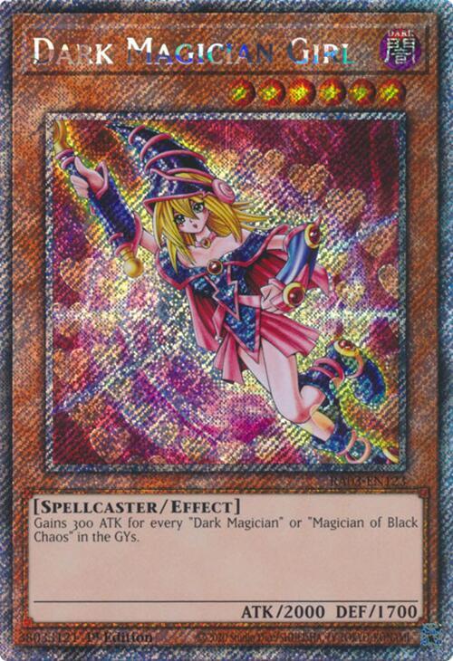 Dark Magician Girl (Platinum Secret Rare) (C) RA03-EN123 card from Quarter Century Bonanza