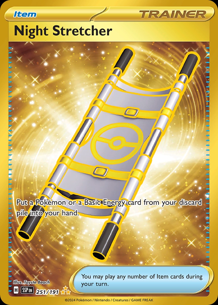 Night Stretcher 251/191 card from SV08: Surging Sparks