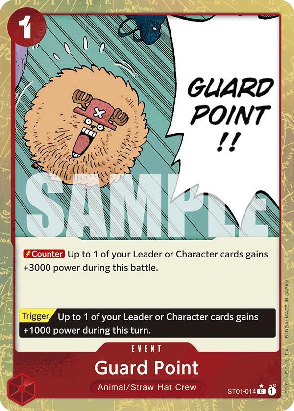 Guard Point (Textured Foil) ST01-014 card from Premium Booster -The Best-
