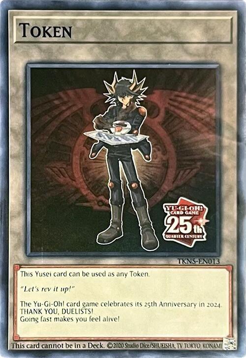 Token: Yusei TKN5-EN013 card from Rage of the Abyss