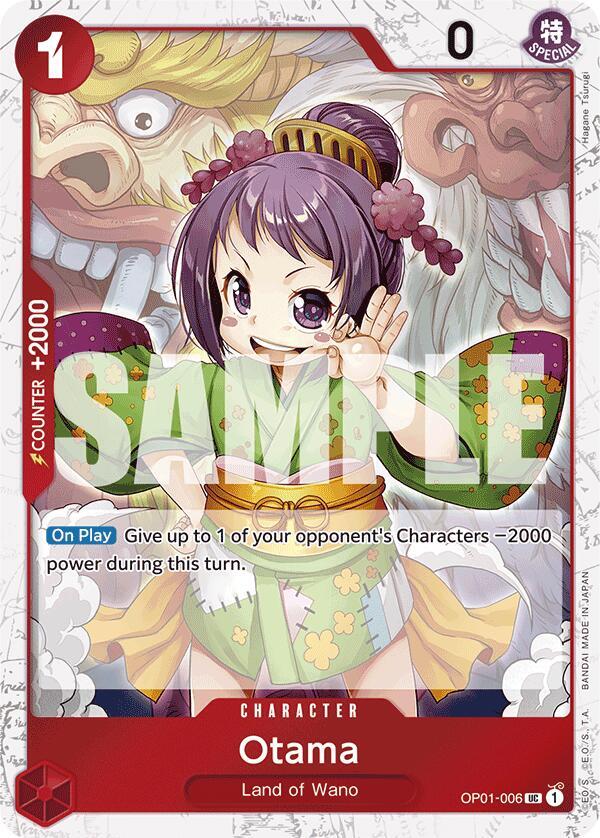 Otama (Jolly Roger Foil) OP01-006 card from Premium Booster -The Best-
