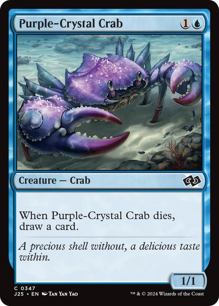 Purple-Crystal Crab 347 card from Foundations Jumpstart