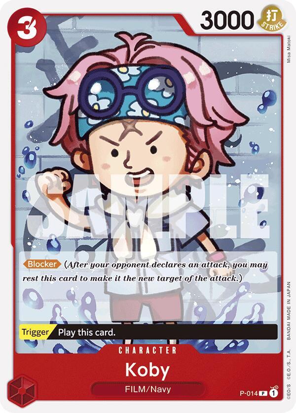 Koby (Reprint) P-014 card from Premium Booster -The Best-