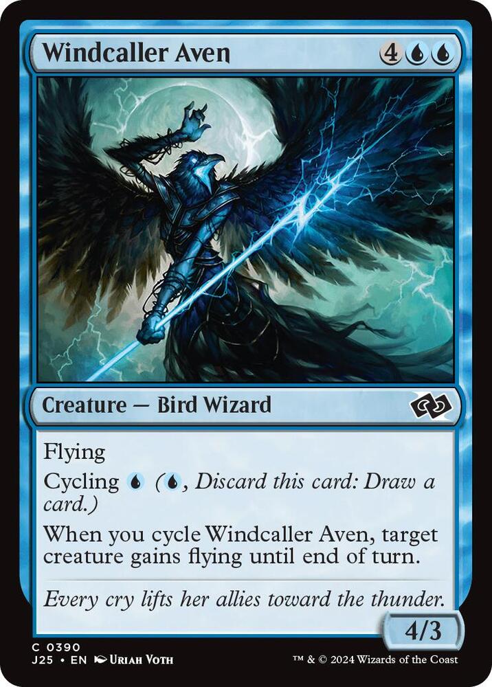 Windcaller Aven 390 card from Foundations Jumpstart