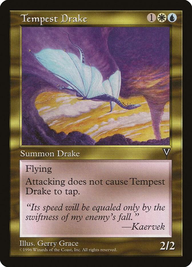 Tempest Drake card from Visions