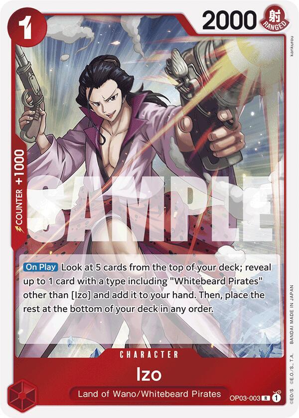 Izo (Reprint) OP03-003 card from Premium Booster -The Best-
