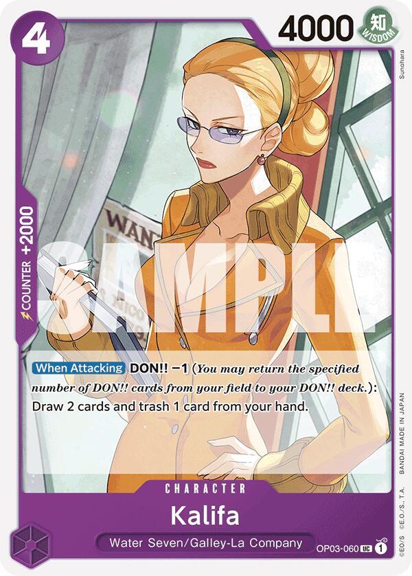 Kalifa (Reprint) OP03-060 card from Premium Booster -The Best-