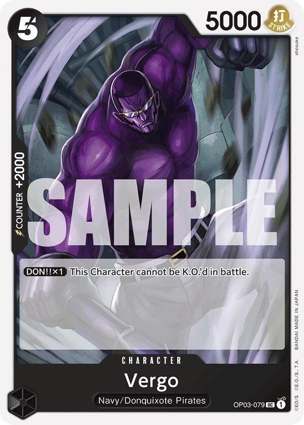 Vergo (Reprint) OP03-079 card from Premium Booster -The Best-