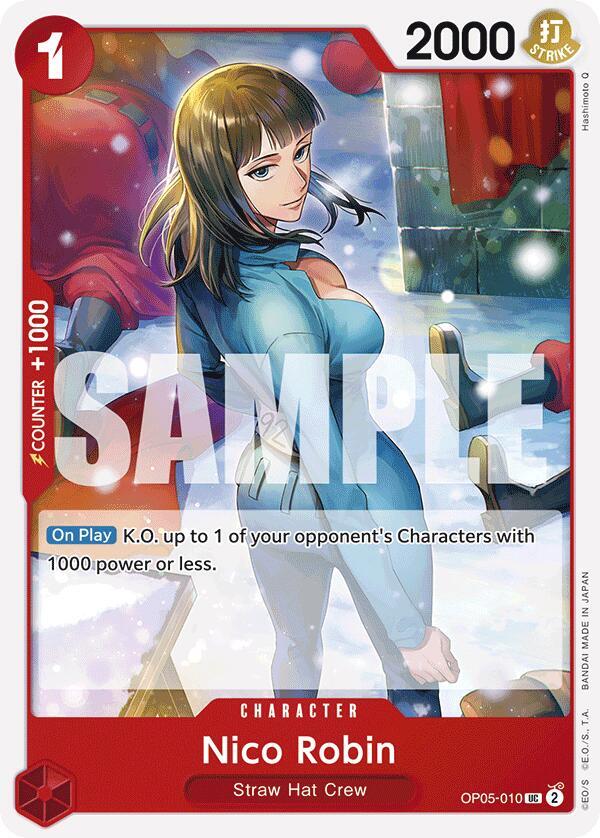 Nico Robin (Reprint) OP05-010 card from Premium Booster -The Best-