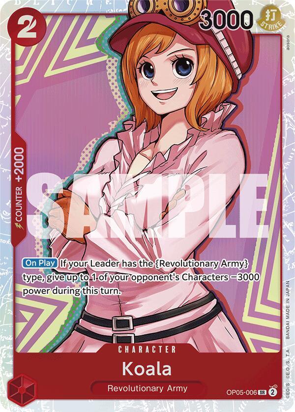 Koala (Reprint) OP05-006 card from Premium Booster -The Best-