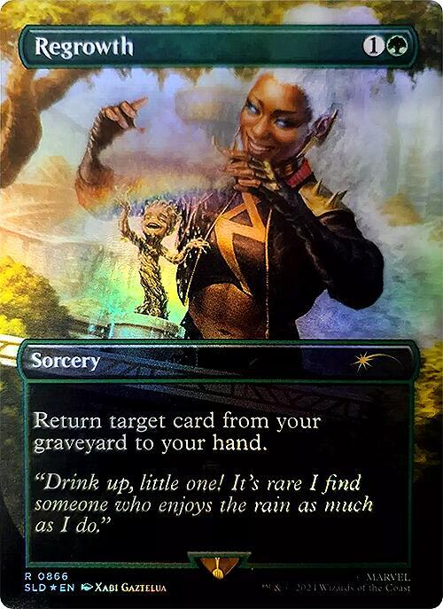 Regrowth 866 card from Secret Lair Drop Series