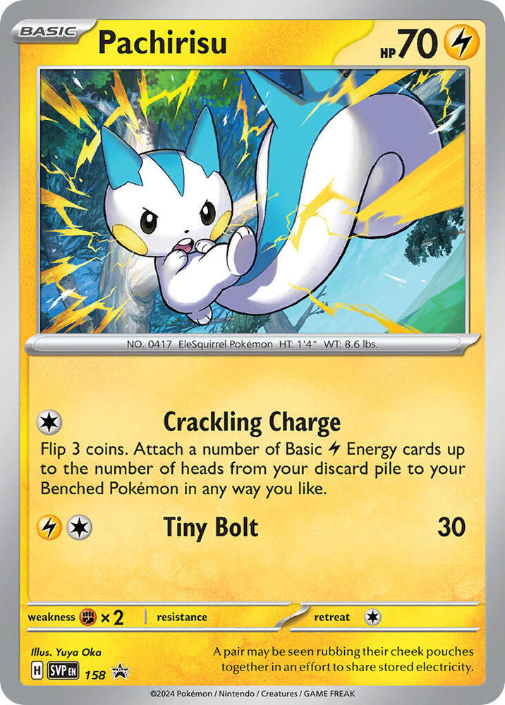 Pachirisu 158 card from SV: Scarlet & Violet Promo Cards