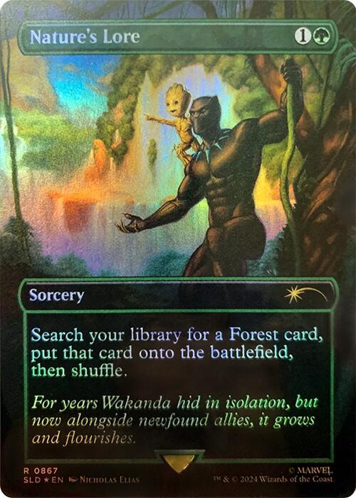 Nature's Lore (Rainbow Foil) 867 card from Secret Lair Drop Series