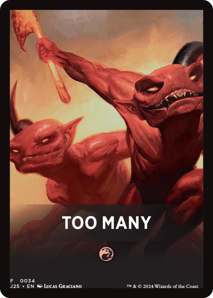 Too Many Theme Card 34 card from Foundations Jumpstart