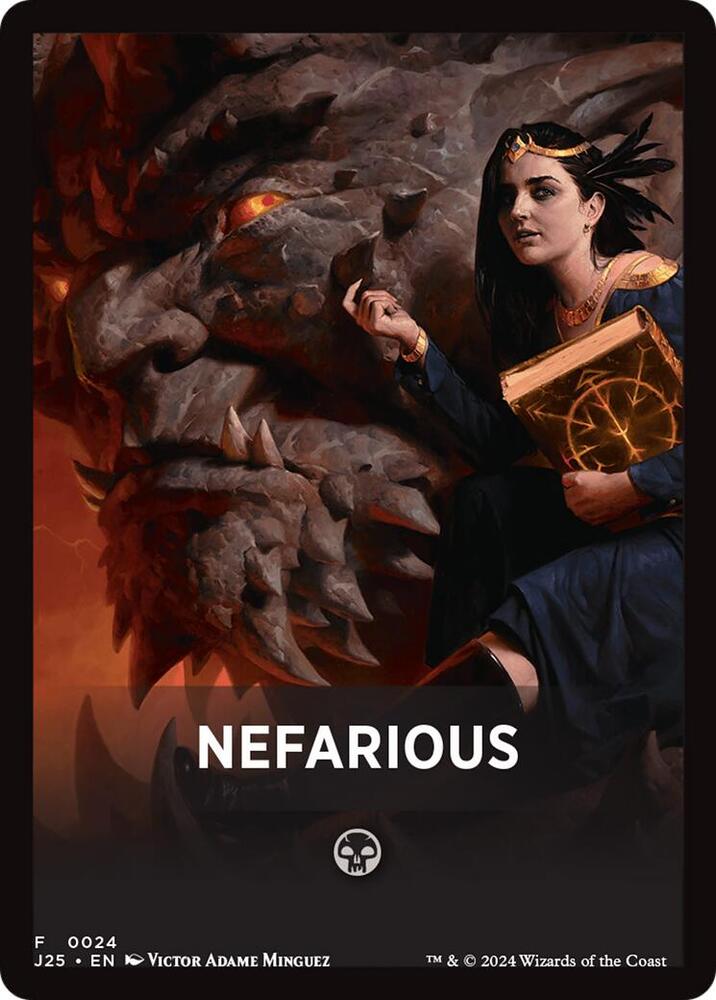 Nefarious Theme Card 24 card from Foundations Jumpstart