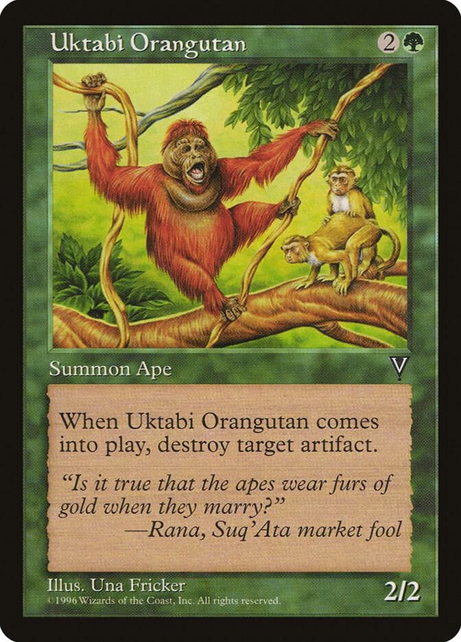 Uktabi Orangutan card from Visions