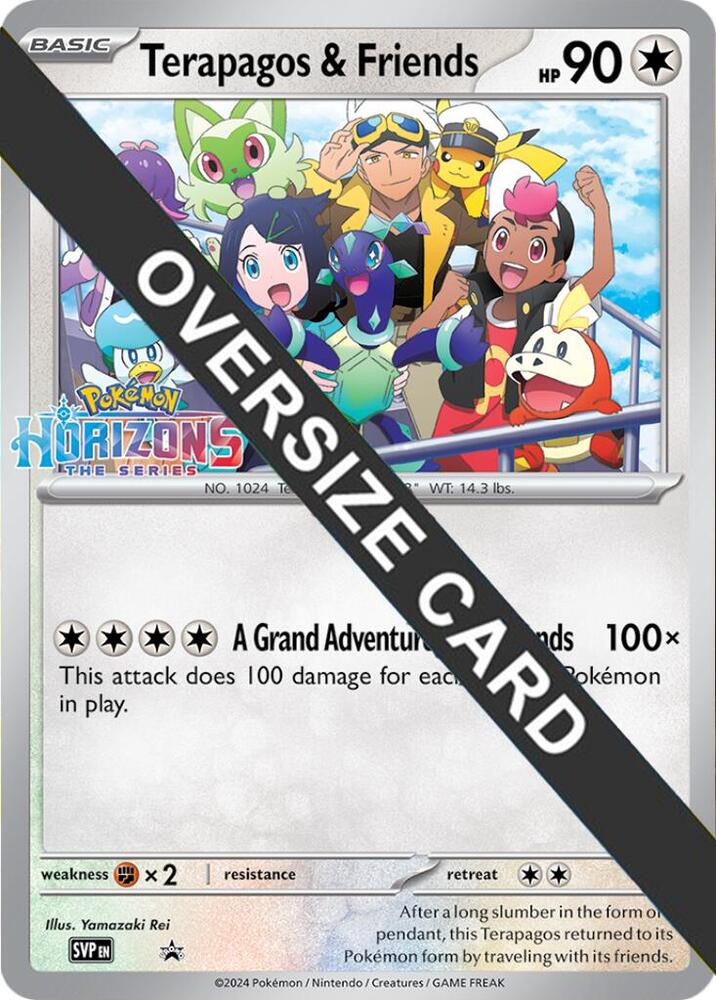 Terapagos & Friends card from Jumbo Cards