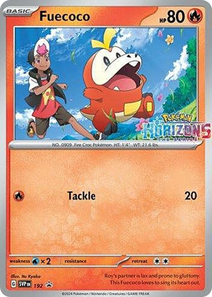 Fuecoco 192 card from SV: Scarlet & Violet Promo Cards