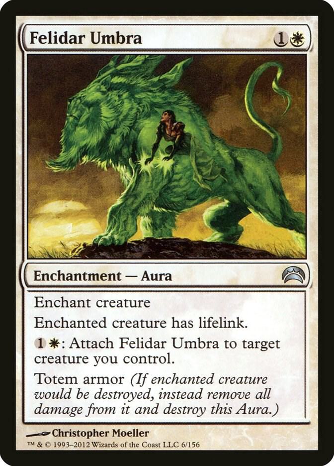 Felidar Umbra 6 card from Planechase 2012