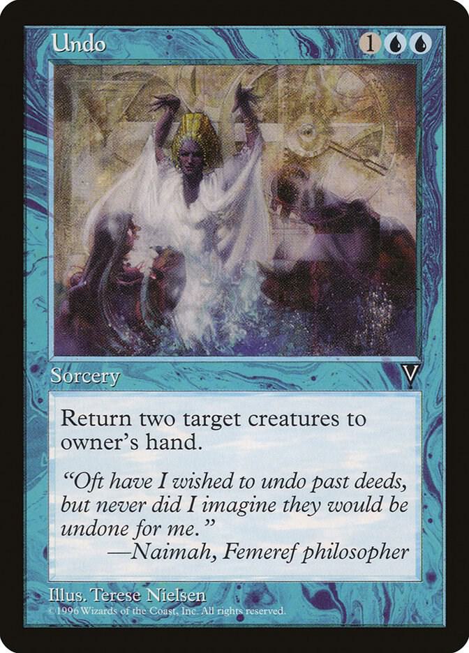 Undo card from Visions