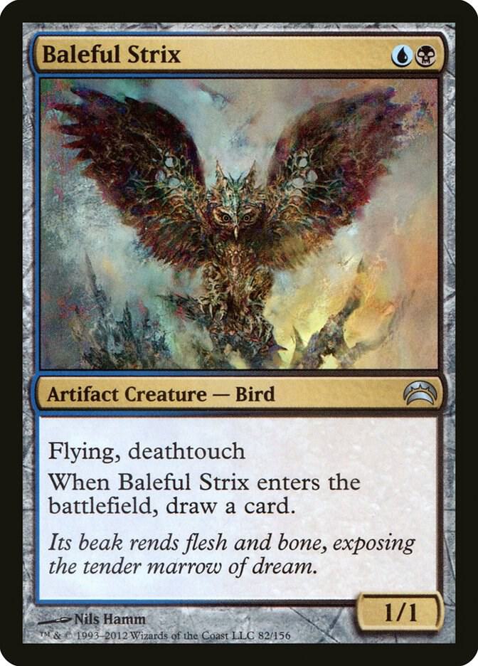Baleful Strix 82 card from Planechase 2012