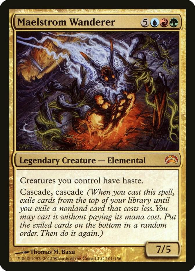 Maelstrom Wanderer 101 card from Planechase 2012